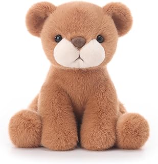 Barney Bear Stuffed Animals for Kids, Soft Cute Plush Toys for Baby Girl and Boy, 6.3 Inches