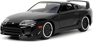 Jada Fast & Furious 1:32 1995 Toyota Supra Die-Cast Car, Toys for Kids and Adults(Black)