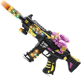 DaoDaoZhu Dinosaur Light Up Toy Gun with Sound Effects, Noise-Making Gun Toys for Kids Indoor/Outdoor Play & Halloween Costume, Birthday Christmas Dinosaur Gifts for 3 4 5 6 7 Year Old Boys Toddlers