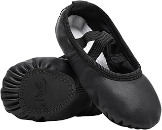 Ballet Shoes for Girls Toddler Ballet Slippers Soft Leather Boys Dance Shoes for Toddler/Little Kid/Big Kid