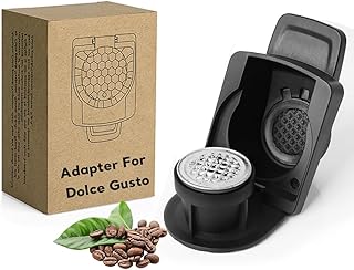 Converter for Dolce Gusto Machine to Brew Nespre**so Coffee Pod,Adapter from Dolce Gusto to Nespre**so Compatible with:Dolce Gusto EDG606; EDG466 Genio2 ; EDG305 Mini Me ; EDG455TEX1 ; Melody Machine