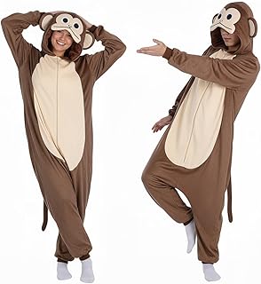 3D Hooded Animal Onesie Adults Christmas Cosplay for Family Xmas Festival Dress Up