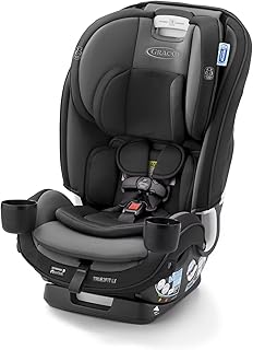 Graco True3Fit LX 3-in-1 Slimfit Car Seat, Rear Facing, Forward Facing to Highback Booster Car Seat, ft. Anti-Rebound Bar - Gotham