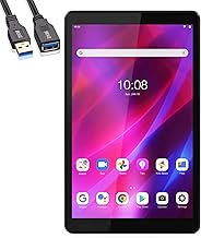 2023 Tab M8 (4th Gen) 8" Tablet, WiFi, 32GB Storage, 8" Touchscreen Display, MediaTek Helio A22 Processor, Android 12, Iron Grey, BROAG Cable