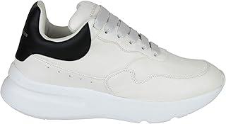 Men's Ivory/White/Black Leather Platform Sneakers 505033 9160 (39 EU / 5.5 US)