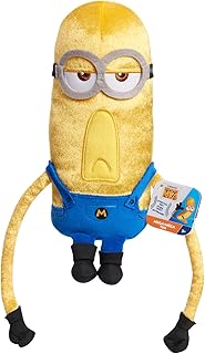 Illumination Minions Despicable Me 4 Squooshy Plush Mega Tim, Kids Toys for Ages 3 Up by Just Play