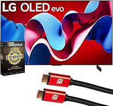 OLED65C4PUA 65 Inch Class OLED evo C4 Series Smart TV 4K Processor (2024) Bundle with Deco Essentials CPS Exclusive 26Month Protection Pack (BEACH-CPS-262000) + Deco Gear 4K HDMI Cables x2