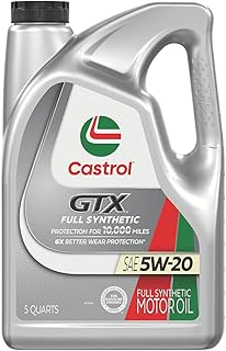 GTX Full Synthetic 5W-20 Motor Oil, 5 Quarts