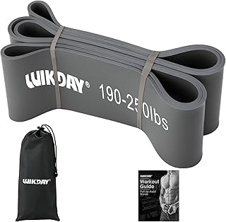 WIKDAY Resistance Bands for Working Out, Exercise Bands, Workout Bands, Pull Up Assistance Bands for Body Stretching Training Physical Therapy Muscle Training for Men & Women