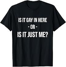 Gayest shirt - Is It Gay In Here Or Is It Just Me? T-Shirt