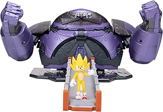 2 Movie Giant Eggman with Super Sonic 2.5" Action Figure Battle Playset