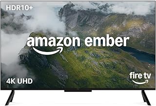 Amazon Ember 55" 4-Series with Fire TV (newest model), 4K Ultra HD smart TV with Alexa Remote, HDR10+, fast processor, Dolby Audio, Ambient Experience, free and live TV, find shows faster with Alexa+