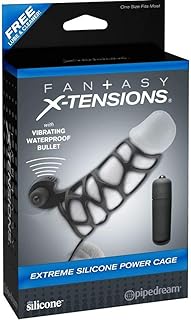 Fantasy X-Tensions Extreme Silicone Power Cage, Black