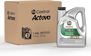 Actevo 4T 20W-50 Synthetic Blend Motorcycle Oil, 1 Gallon, Pack of 3