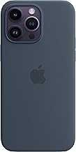 iPhone 14 Pro Max Silicone Case with MagSafe - Storm Blue