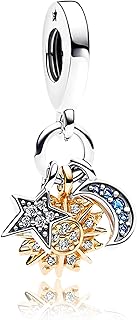 S925 Bead Pendant Charms for Bracelets Necklaces, Compatible with Pandora, Jewelry Making DIY