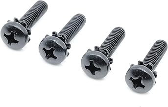 Stand Screws Compatible with LG 50UR9050PSJ - 50 Inch UR9000 Series 4K Smart TV - Complete Feet/Legs Screw Set (Pack of 4)