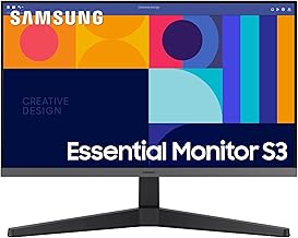 24-Inch S33GC Series Business Essential Computer Monitor, IPS Panel, Tilt Only Display Stand, 100Hz, HDMI and DisplayPort, AMD FreeSync, Advanced Eye Care, LS24C332GANXZA, 2023