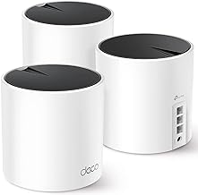 TP-Link Deco X55 AX3000 WiFi 6 Mesh System - Covers up to 6500 Sq.Ft, Replaces Wireless Router and Extender, 3 Gigabit Ports per Unit, Supports Ethernet Backhaul, Deco X55(3-Pack)