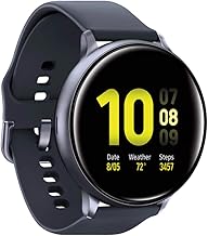 Samsung Galaxy Watch Active2 (44mm), Aqua Black, US Version (Renewed)