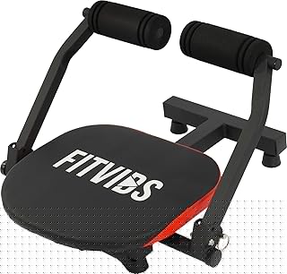 Fitvids Ab Crunch Total Body Workout with Resistance Bands, Instruction DVD and Exercise Guide Chart