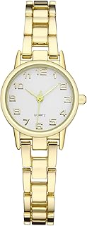 Womens Waterproof Wrist Watch,Women's Small Thin Analog Bracelet Quartz Watch Dainty Christmas Gifts