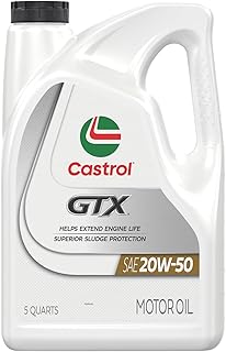 GTX 20W-50 Conventional Motor Oil, 5 Quarts
