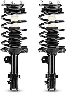 Front Struts Shocks w/Coil Springs Absorber for 2006-2011 Hyundai Accent, 2006-2011 Kia Rio ONLY (LX, SX), 2007 2008 2009 2010 Strut Shock Absorbers Assembly (Fits 172298 172297)