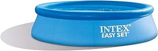 INTEX 28120EH Easy Set Inflatable Swimming Pool: 10ft x 30in – Puncture-Resistant Material – Quick Inflation – 1018 Gallon Capacity – 23in Water Depth