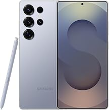 Galaxy ​S25 Ultra 5G 2025 (International Version) | GSM Unlocked (T-Mobile) | ​1TB ​Storage​ + 12GB RAM SM-S938B ​Qualcomm Snapdragon 8 Elite Android 15 Smartphone (Titanium Silver Blue)