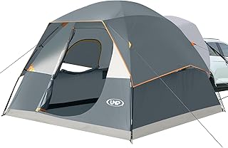 UNP SUV Dome Tent for Camping, Outdoor 6 Person Car Camping Tent, Easy Set Up SUV Tailgate Tent with Rainfly 10' x 10' Vehicle Camping Tent | for Camping