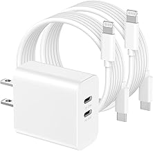 iPhone 14 Super Fast Charger,[Apple MFi Certified] 40W Dual Port USB C Chargers,iPhone Charger Fast Charging Block,2Pack Quick USB C Type C Lightning Cable for iPhone 14/13/12/11/ProMax/MiNi/XR/SE/8