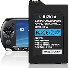 5000mAh PSP 2000/3000 Battery, (New Upgrade) Replacement for PSP 2000/3000 PSP-S110 Console -0 Cycle-24 Months Service