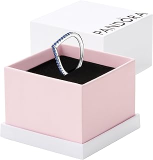 Timeless Wish Sparkling Ring - Layering or Stackable Ring - Sterling Silver with Man-Made Crystals - Gift for Her - Jewelry for Women with Gift Box