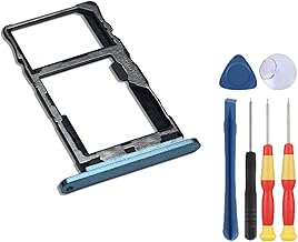 Sim Card Blue Sim Card Holder Slot Tray for Cubot A10 and Replacement Tool Accessories.