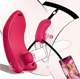 Couples Women App Remote Control Wearable Vibrator, Hands Free Vibrating Strap On Mini Panty Clit Vibrator, Vibrating Panties Adult Sex Toys Games, BDSM Bondage Female Sex Toy Clitoral Stimulator