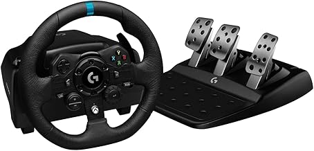 Logitech G923 Racing Wheel and Pedals for Xbox X|S, Xbox One and PC (Renewed)