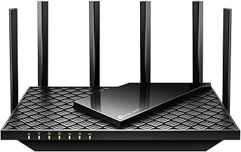 TP-Link AXE5400 Tri-Band WiFi 6E Router (Archer AXE75), 2025 PCMag Editors' Choice, Gigabit Internet for Gaming & Streaming, New 6GHz Band, 160MHz, OneMesh, Quad-Core CPU, VPN & WPA3 Security