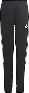 Girl's Tiro 23 League Pants, Black/White, Medium