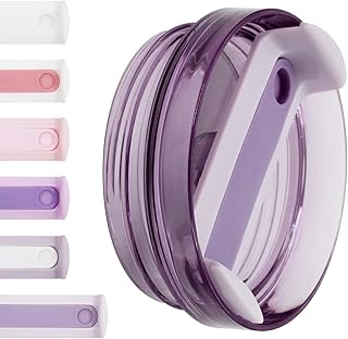 40 OZ Tumbler Lid Replacement Fit for Stanley Cup|Cost-effective replacement lids for damaged or lost Stanley cup accessories|BPA-Free|1 Trial Kit(Purple Pure)