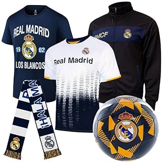 Pro League Ultimate Fan Pack – Officially Licensed 5-Piece Soccer Merch - Shirt, Jersey, Jacket, Scarf, Ball