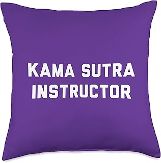 Kama Sutra Instructor Make love Not War Throw Pillow