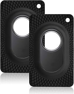 2pcs Wallet Holders, Slim Card Case Waterproof Soft Protective Silicone Cover Wallet Card Insert Compatible with Galaxy Smart Tag2 Accessories for Wallet Purse Handbag Backpack Clutch (Black)