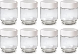Euro Cuisine Glass Jars for Yogurt Maker, Set of 8