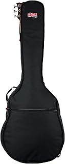 Gator Cases Foam Padded Acoustic Bass Guitar Gig Bag, Fits Acoustic Bass Guitars up to 49.3" in Length (GBE-AC-BASS)