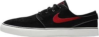 SB Zoom Janoski OG+ Skate Shoes (FD6757-002, Black/Black/Summit White/University Red) Size 4