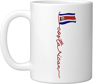 Costa Rica Signature Costa Rican Ceramic Mug, White