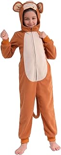 Animal Costume for Kids, Leopard Cow Monkey Reindeer Tiger Dalmatian Snowman Santa for Christmas Halloween