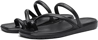 Flip Flops for Women Arch Support Comfortable Thong Sandals with Square Toe & Lightweight Cushion Beach Slides