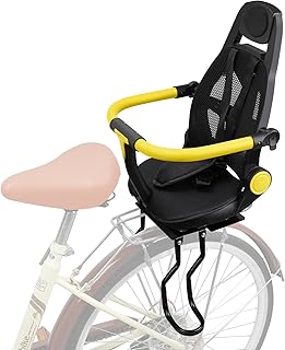 Rear Child Bike Seat, Kids Bicycle Back Seat ，Safe Rear Mount Child Carrier Fits All Bicycle Rear Frames, for 2-5 Years Old, 60lbs